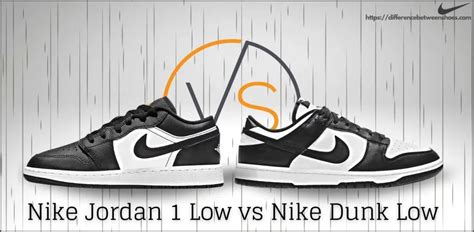 air jordan vs dunk low.